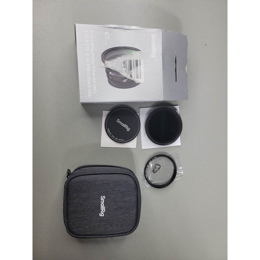 SmallRig 5-in-1 Attachable Filter Kit - See photos for filters included